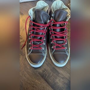 Mens Brown Leather Chuck Taylor Converse